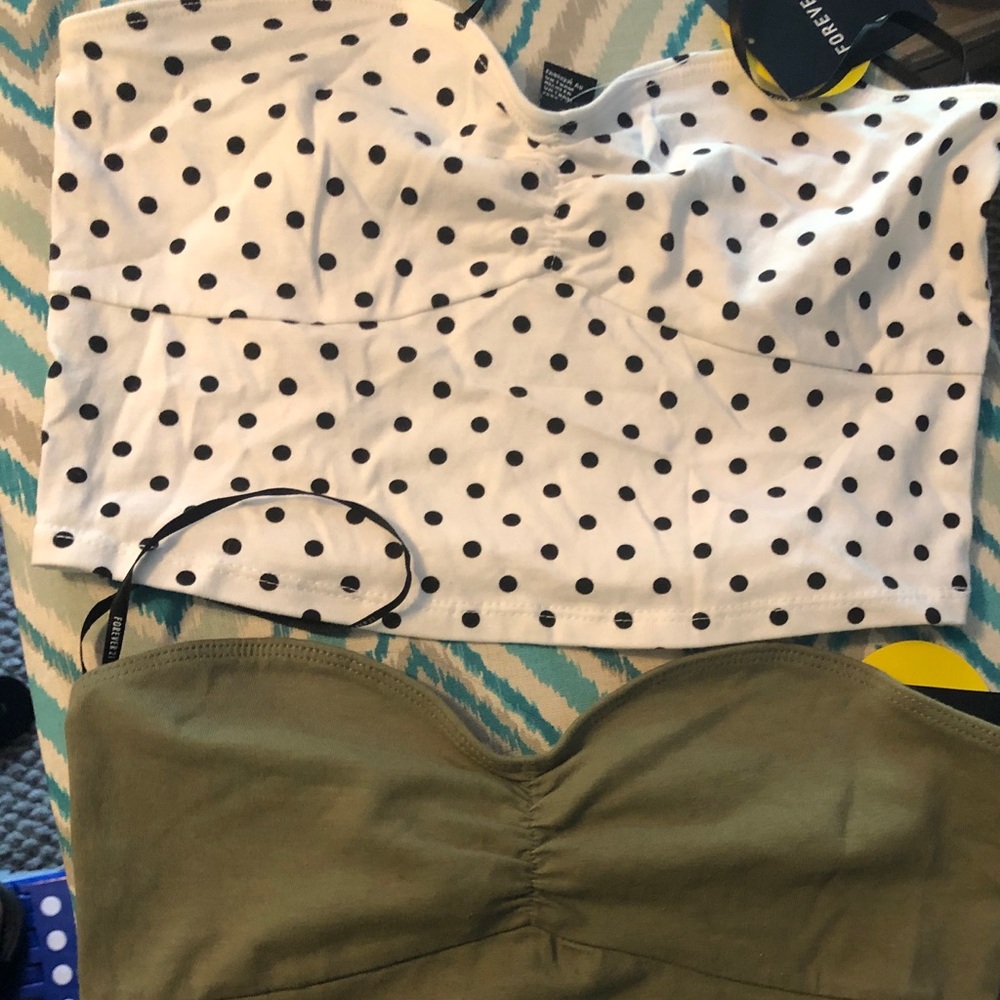 Tube-tops -2 pieces